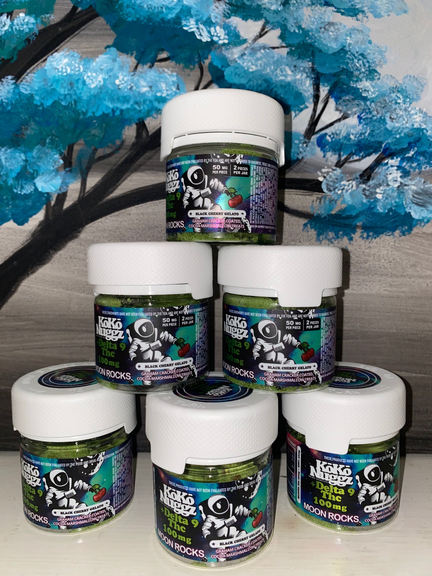 Koko Nuggz Delta 9 moonrocks (Black Cherry Gelato)