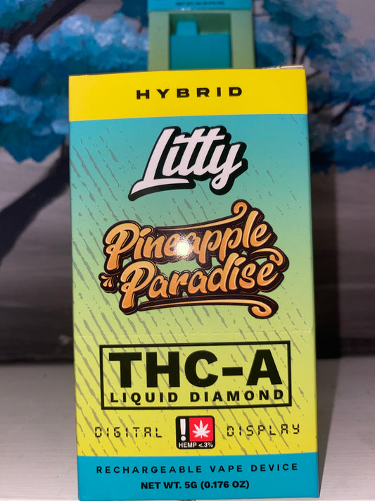 Litty THC-A Liquid Diamond Disposable (Pineapple Paradise) 5g
