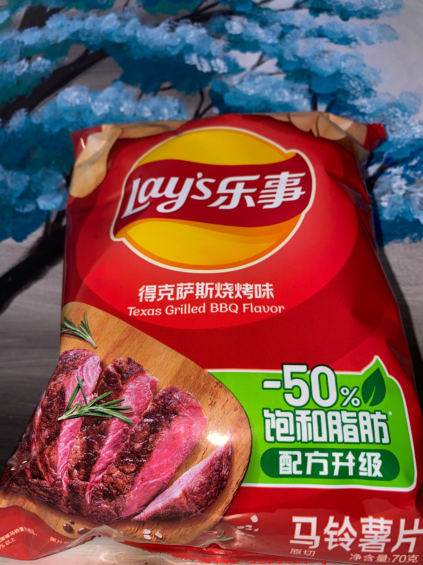 Lays Texas Grilled Barbecue (Korean)