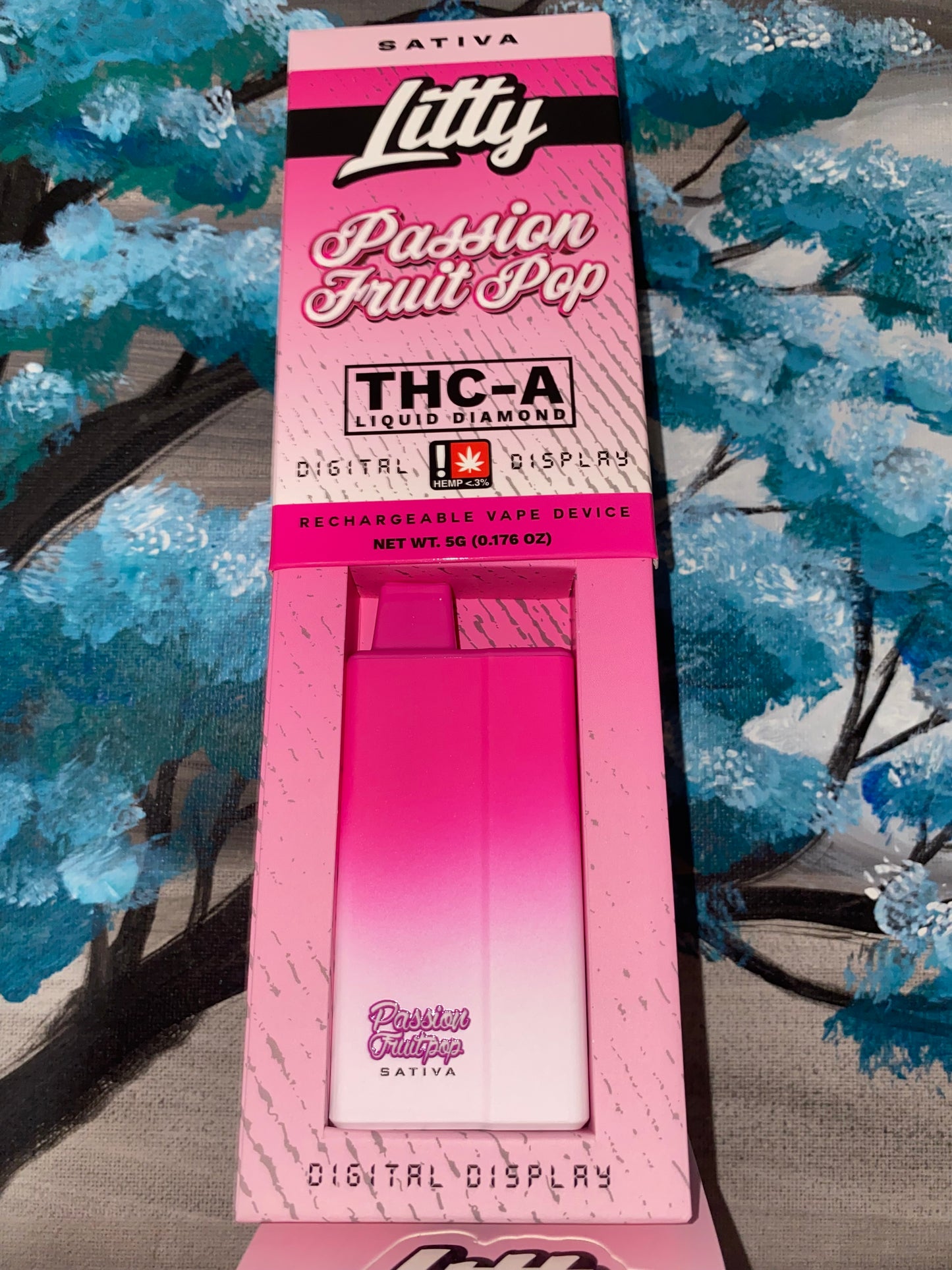Litty THC-A Liquid Diamonds Disposable (Passion Fruit Pop) 5g